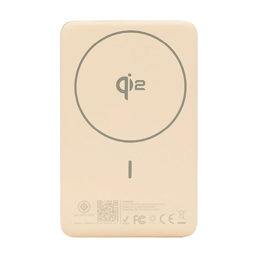Powerbank PISEN SleekVolt Wireless 20W ความจุ 10000mAh สี Creamy Pastel