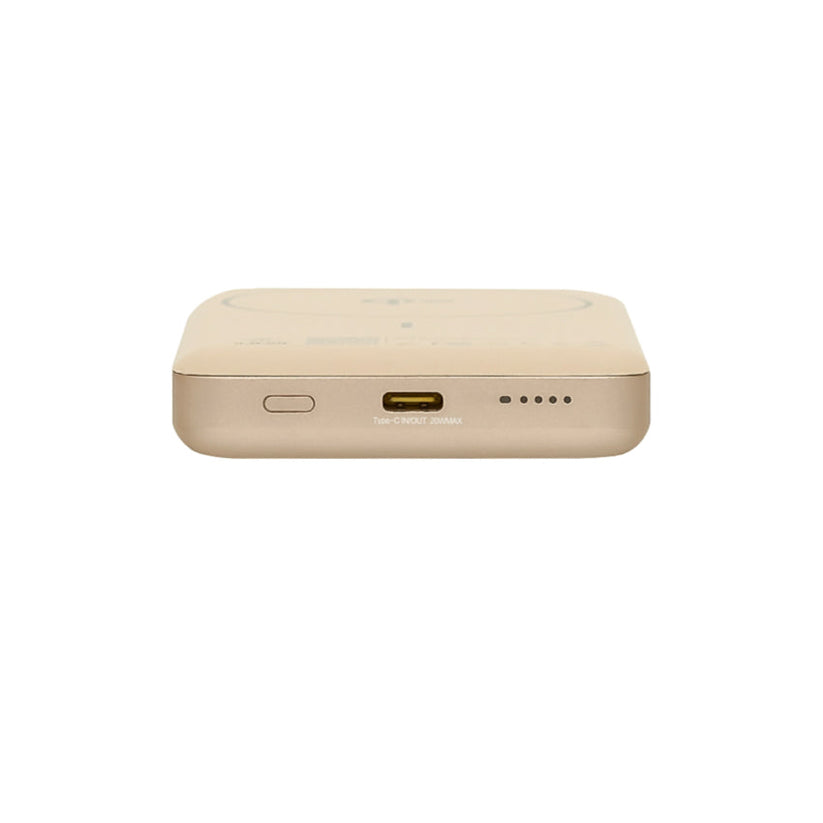 Powerbank PISEN SleekVolt 10000mAh สีครีมพาสเทล พร้อมชาร์จเร็ว 20W