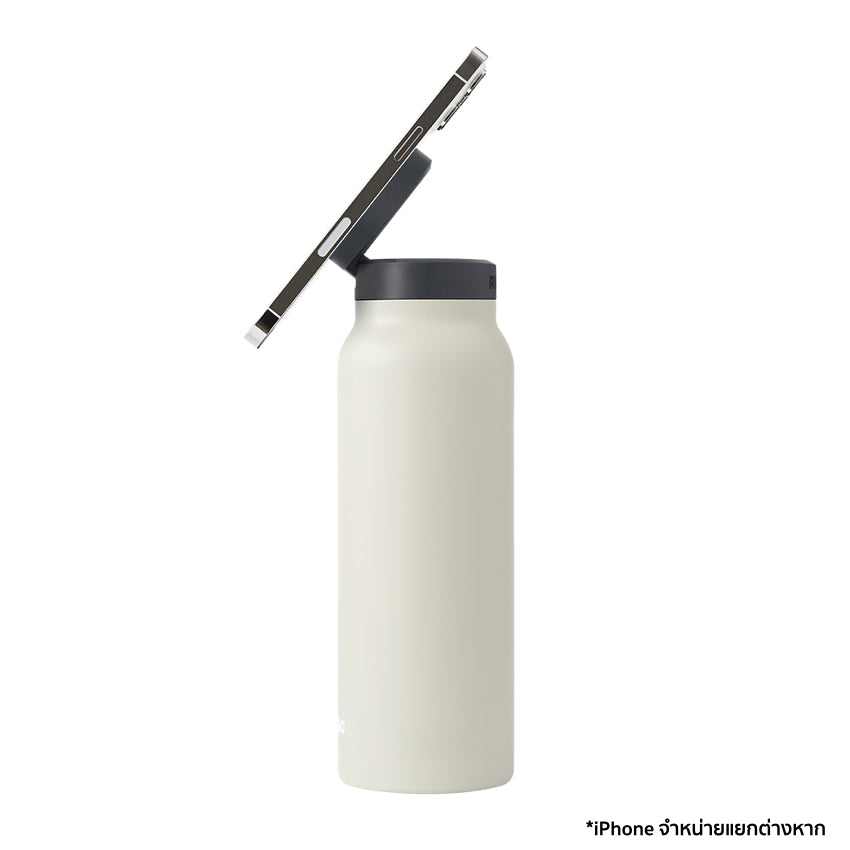 Ringo Bottle with Magnetic Phone Mount Lid 710ml - Ivory
