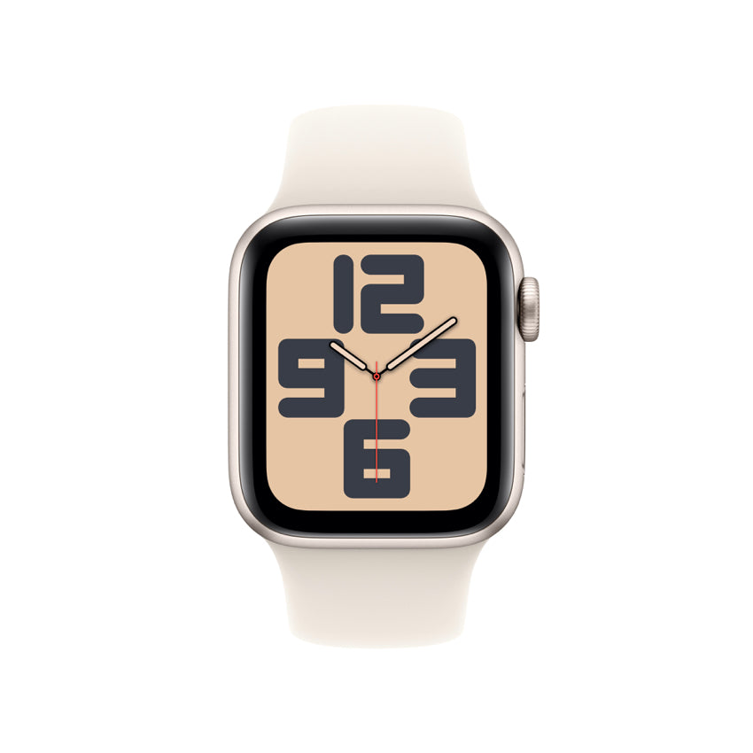 Apple AW 40mm Starlight Aluminium Case SE G2 GPS + Cellular - Starlight Sport Band S/M
