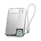 Power Bank SHARGE Icemag3 สีขาว ดีไซน์โปร่งใส รองรับชาร์จไร้สายแบบแม่เหล็ก