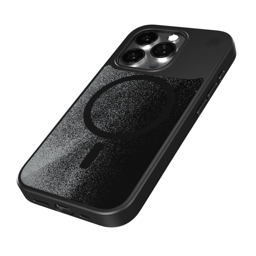 iPhone 15 Pro Max Case STM Relax Sand MagSafe - Black/Grey