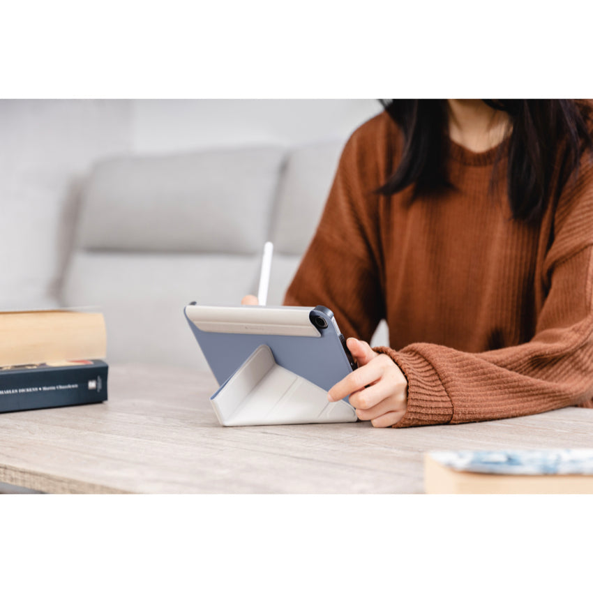 SWITCHEASY Origami flexi-folding folio for iPad mini G6 - Alaskan Blue