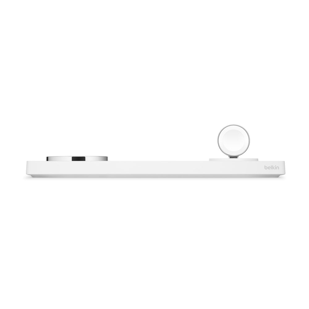 BELKIN BOOST CHARGE Pro MagSafe 3-in-1 Wireless Pad with Charger - White